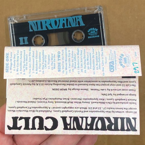 NIRVANA Cassette Tape CULT 2012 Compilation Rock Psychedelic Rare - Picture 4 of 7