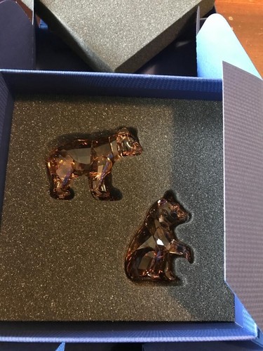 Swarovski SCS Annual Edition 2017 Bear Arcadia 5229215 + Bear Cubs 5236593 Boxed - Bild 5 von 12