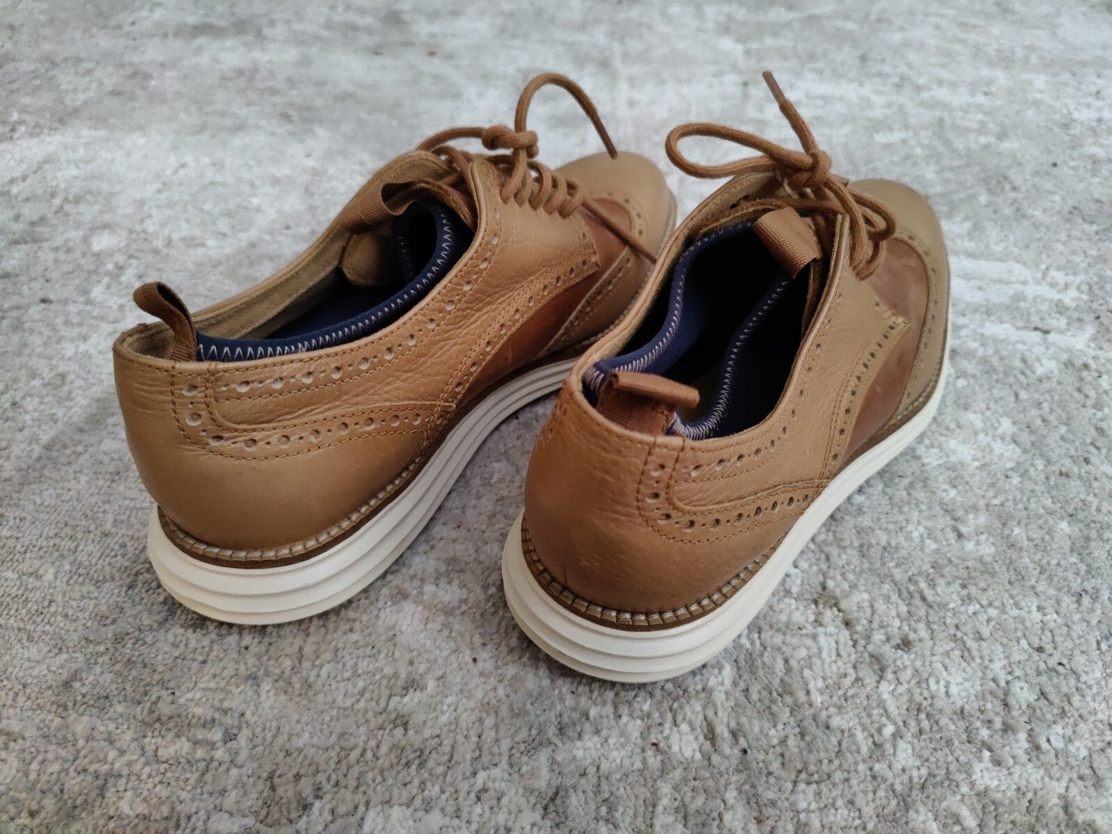 SAOLA Cole Haan Original Grand NV Oxford Pecan Marrone Pelle Uomo 7 M C22525 Lunare