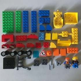 Lego Duplo 10518 My First Construction Site Complete Set Dump Truck Crane