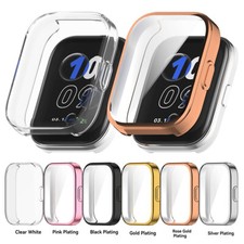 TPU Plating Watch Screen Protector Case For Amazfit Bip 5 Unity A2324 Full Cover