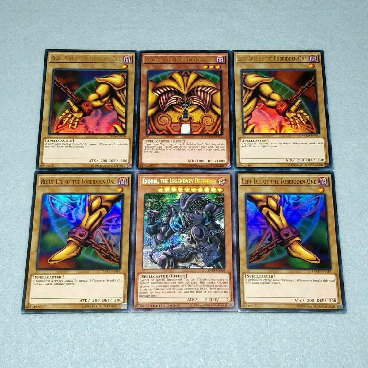 Yugioh Complete Legendary Exodia the Forbidden One All Ho **HOT