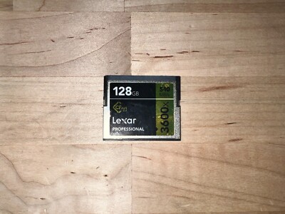 Lexar Professional 3600x CFast 2.0 128GB Memory Card (LC128CRBNA3600)