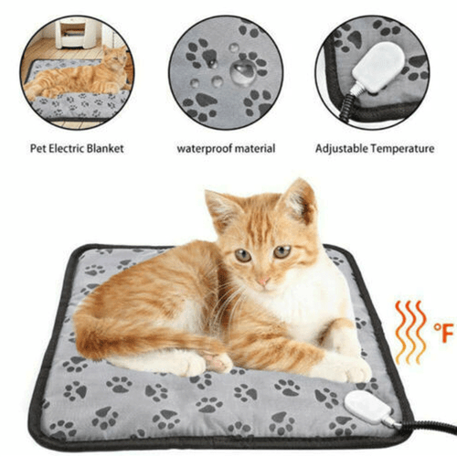 Waterproof Electric Pet Heat Pad Heated Heating Mat Blanket Dog Cat Bunny Bed OZ - Picture 7 of 12