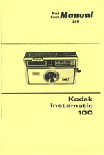 Kodak Instamatic 100 Service  Repair Booklet NatCam : Reprint