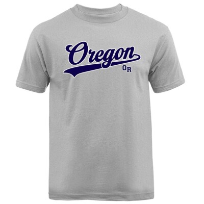 State of Oregon Swoosh OR Graphic T-shirt