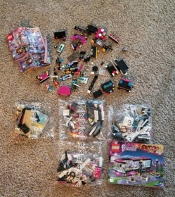 Lego Friends Pop Star Tour Bus 41106 And Popstar Show Stage 41105