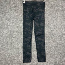 SPANX Look At Me Now Seamless Green Camo Leggings Size M