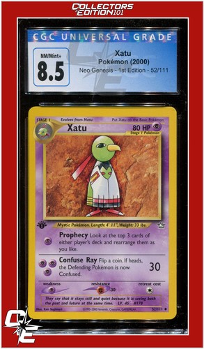 Xatu (1st Edition) graded CGC 8.5 for sale on eBay