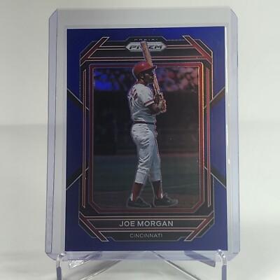 2023 Panini Prizm Joe Morgan Blue Prizm #/149 Cincinnati Reds 2B HOF