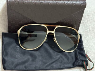 GUCCI Teardrop Sunglasses Unisex Fashion Accessories Eyewear
