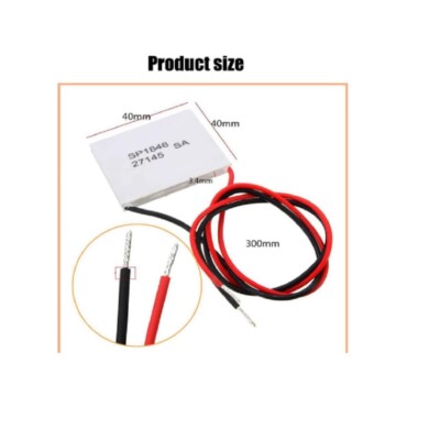 2x New 120°C Thermoelectric Power Generator Cooler Peltier