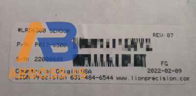 LRD6300 Capacitive Label Sensor Original High-Precision for LION PRECISION NEW