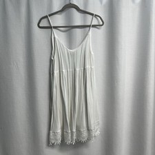 Lulus Women’s Ivory Babydoll Lace Fairy Sundress Medium Romantic Classic