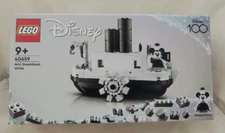 Lego 40659 Disney 100 Years Mini Steamboat Willie 40659 New Sealed Box NSB.