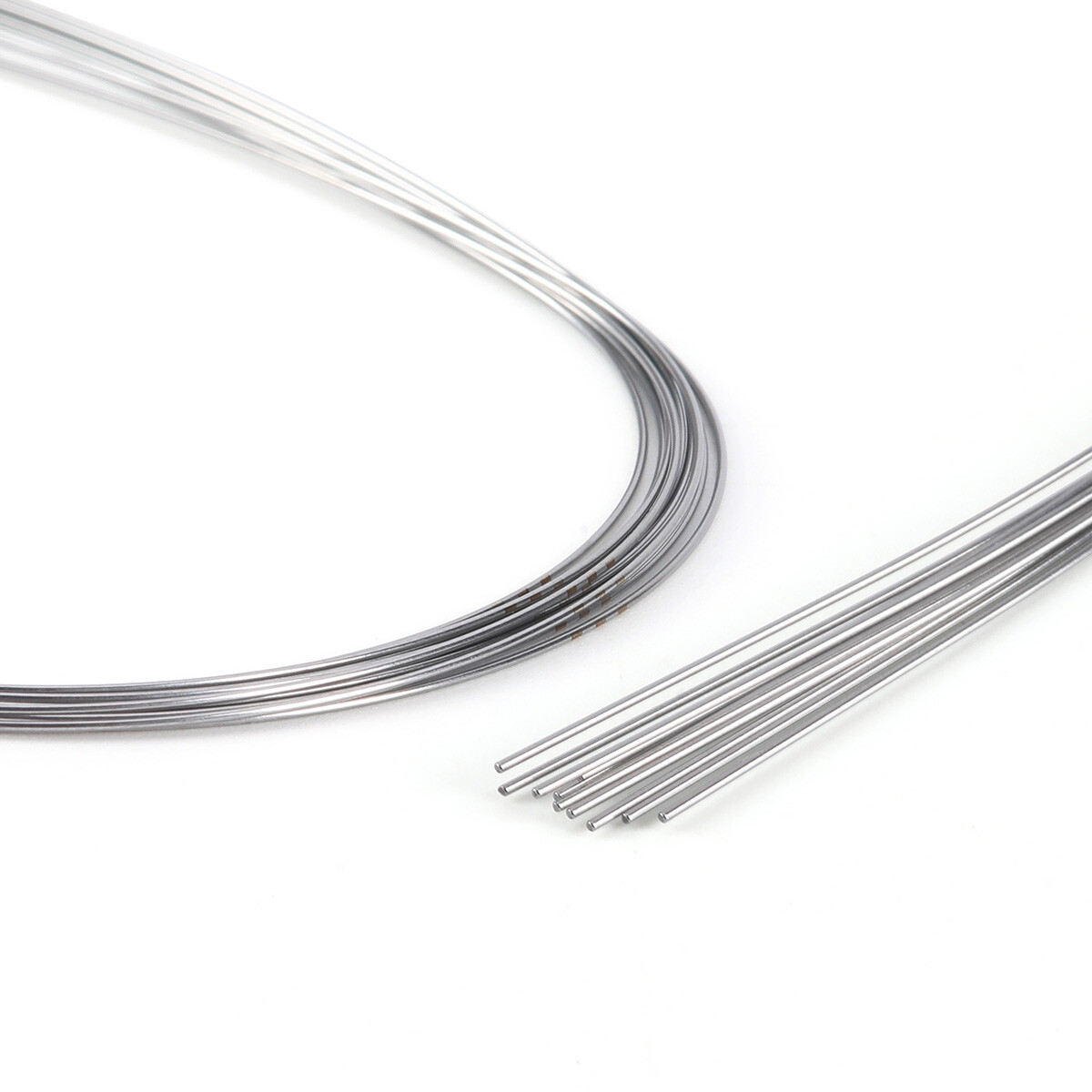 Dental Orthodontic Super Elastic NiTi Round Arch Wire - Ovoid Form (Multiple Sizes)