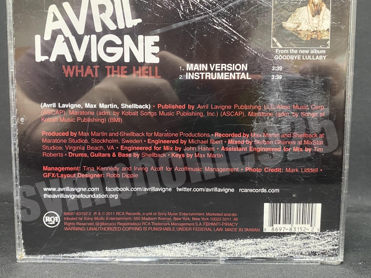 What the Hell [Single] by Avril Lavigne (CD, Mar-2011, RCA) for