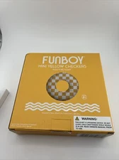 Funboy Mini Yellow Checkers Kids Tube Float 34"