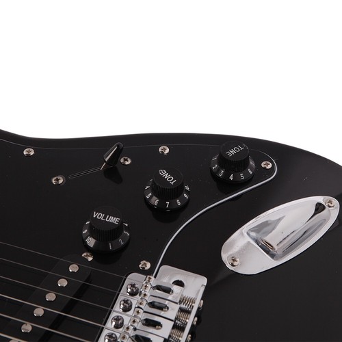 Kit de Guitarra Eléctrica con Golpeador Negro Azul Oscuro Glarry GST Elegante - Imagen 3 de 16