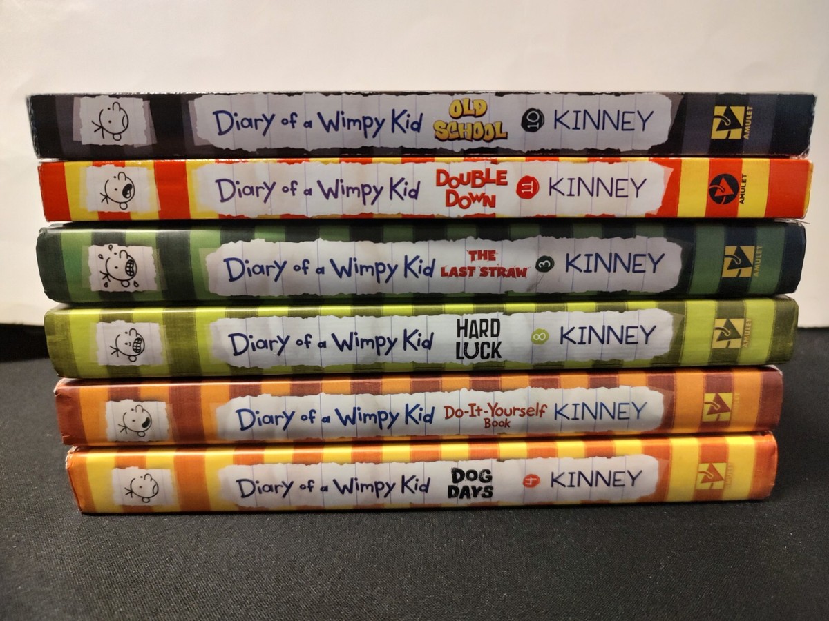 Diary of a Wimpy Kid Book lot of 6 Do it Yourself/#3/#4/#8