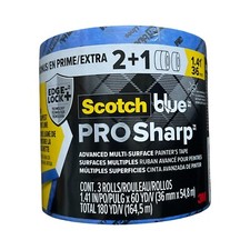 3M ScotchBlue PROSharp Painter's Tape 2093 , 1.41 in. x 60 yds. - 3 Rolls