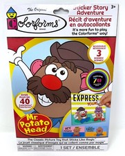 Mr. Potato Head - 42 Colorforms  1 Double Sided Play Board Sticker Story