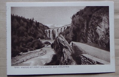 V318C) CPA Tal der Arve Viadukt und Brücke Ste Marie aux Ouches