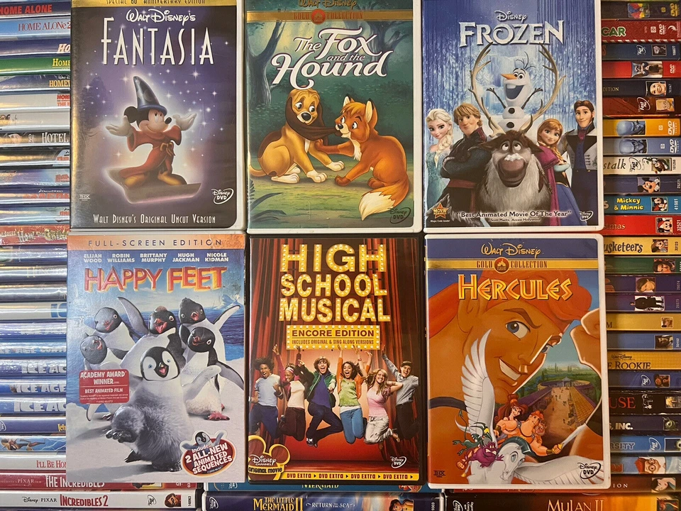 DVDs A-L Titles DISNEY PIXAR DREAMWORKS Buy 5 get 1 FREE - Image 2 of 4
