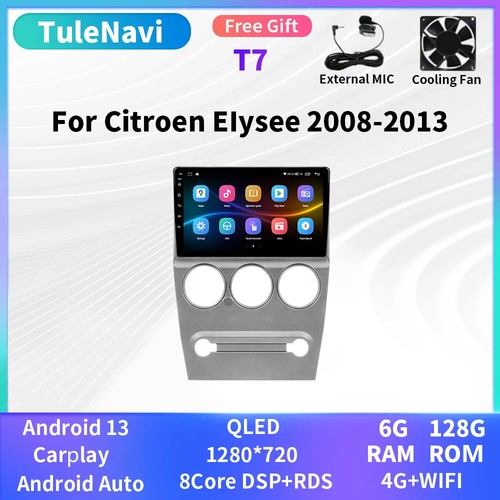 Autoradio Radio CarPlay GPS Player Bildschirm für Citroen C-Elysee C Elysee 2008-13 - Bild 29 von 32