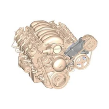 Holley 20-135 LS/LT Accessory Drive Bracket - Driver's Side P/S & Alt Bracket