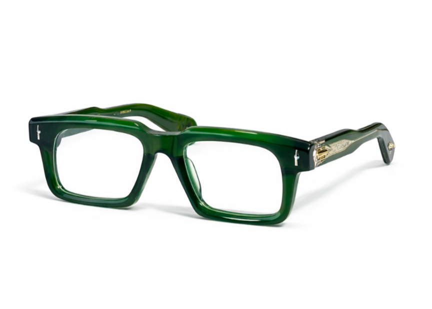 Jacques Marie Mage Belvedere Green/Clear 50-20-146mm With Case New