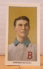 TOBACCO BASEBALL CARD REPRINT 1988 SWEET CAPORAL FRANK BOWERMAN BOSTON NAT'L