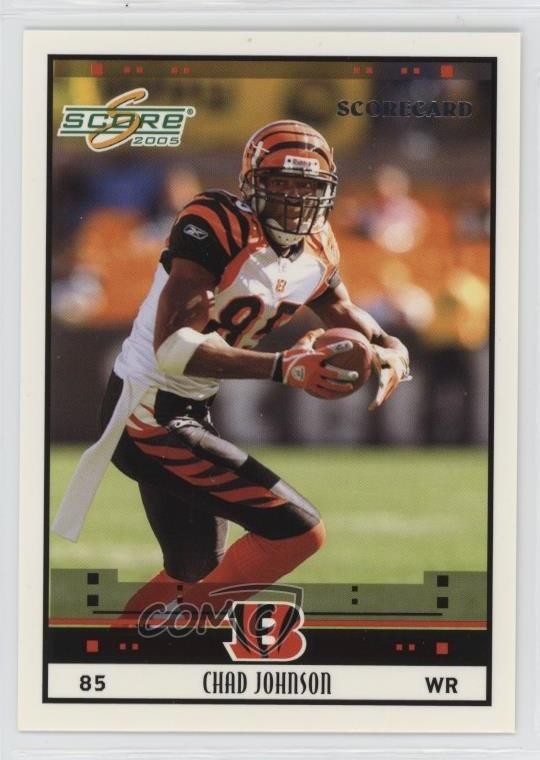 2005 Score Scorecard 202/599 Chad Johnson #56 12zm