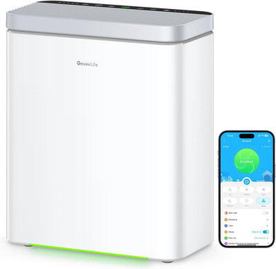 Smarter Luftreiniger für Zuhause große Räume und Allergien, deckt bis 97 m² ab, PM2,5