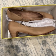 Bloch Dance Women's Curtain Call Leather Character Shoe Size 12 S0304L Tan