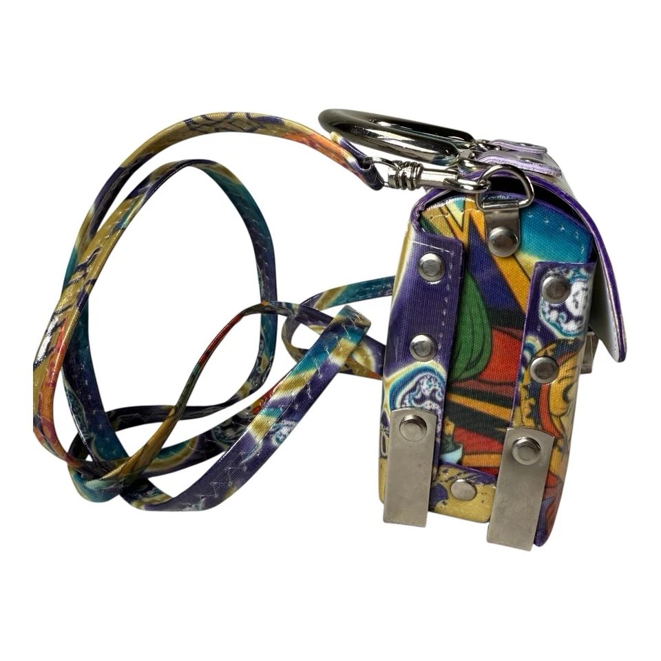 Bolso de mano vintage de cómic, ciencia ficción novedad caja cartera broche de metal con asa Foto 4 de 4