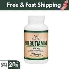 Sulbutiamine, 90 x 200mg Capsules - Memory, Mood, Cognitive Nootropic Supplement