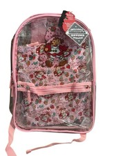 Strawberry Shortcake Clear Full-Size Backpack New