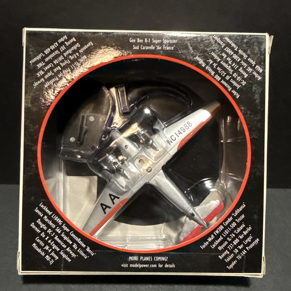 1:200 Model Power American Airways Douglas DC-3 Diecast Airplane w/ Stand 5808 - Image 3 of 4