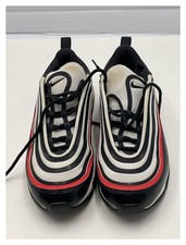 Nike Air Max 97 Women's Sneakers White Black Red Size 7.5