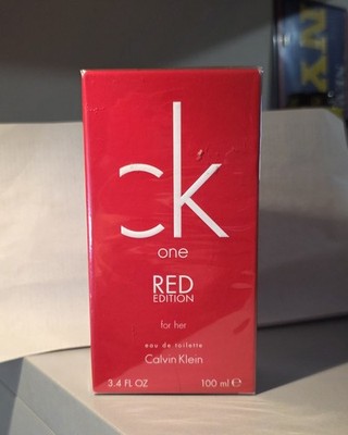CALVIN KLEIN CK ONE RED EDITION FOR HER PARFUM 100 ML EAU DE TOILETTE VERSIEGELT
