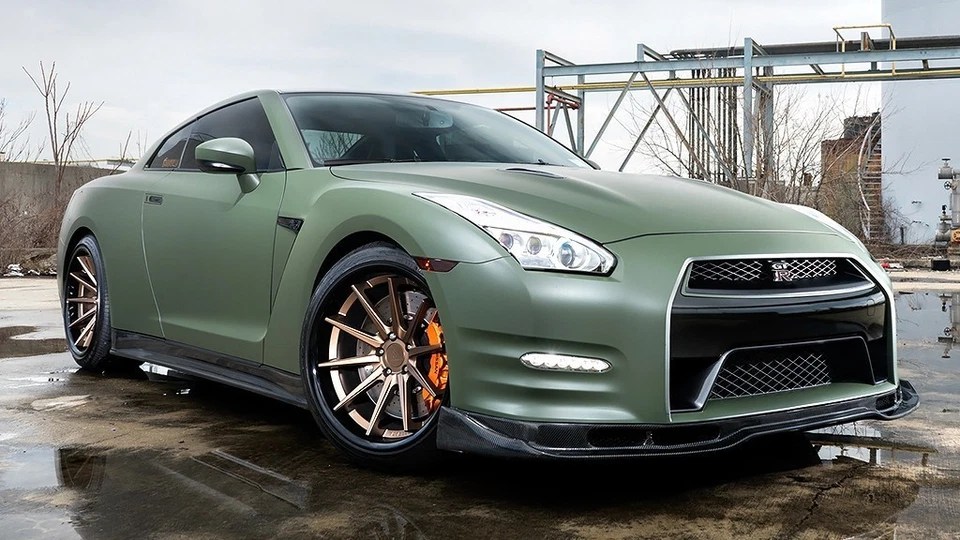 22x10.5"Ferrada Wheels FR4 Matte Bronze with Gloss Black Lip Rims (S02) Foto 4 de 4