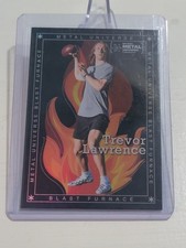 Trevor Lawrence 2021 Skybox Metal Universe Champions #BF15 Blast Furnace SP Holo