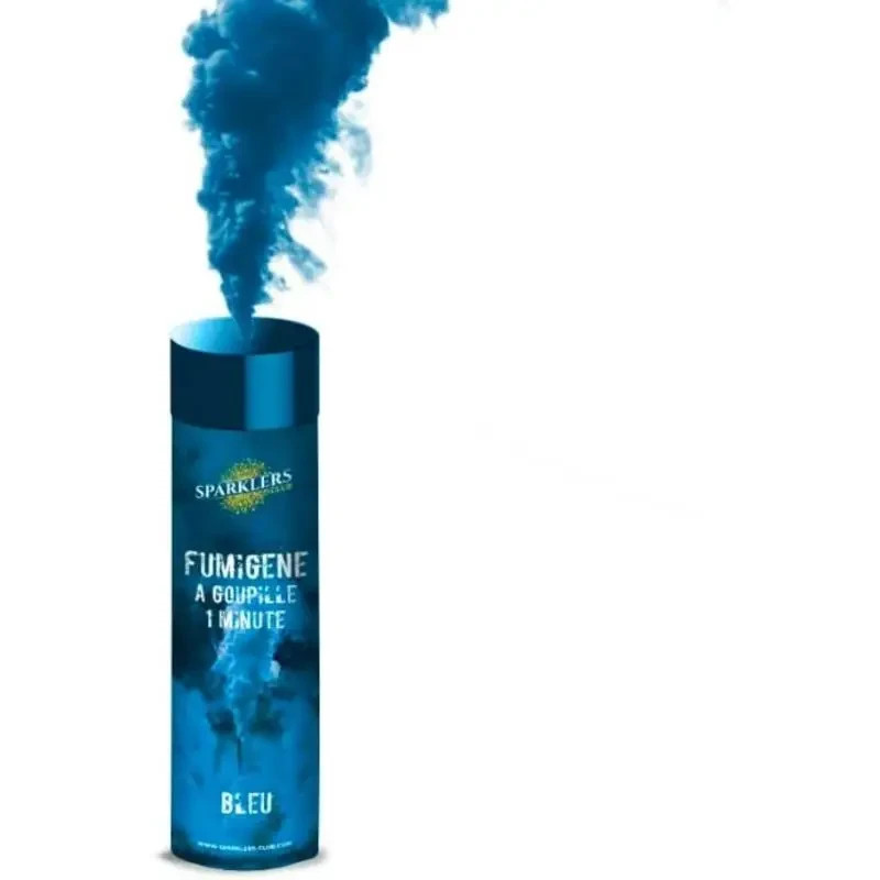 Fumigène à mains bleu pour révélation de genre bébé et gender reveal X3