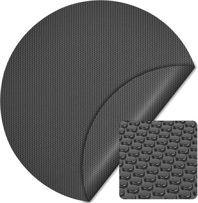 Wiltec Pool Solarfolie Ø 5 M, Schwarz, Poolheizung Aus 400 Μ Starkem PE Film, Po