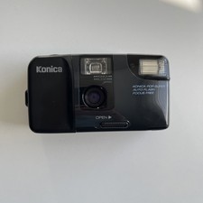 Konica Pop Super Compact 35mm Point  Shoot Film Camera - Not Tested - As Is