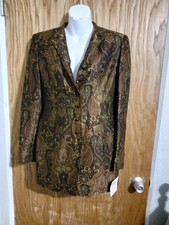 Dana Buchman Multicolor Paisley Women's Blazer Size 4-NWT 298