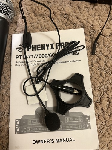 Phenyx Pro PTU-71 kabelloses Mikrofonsystem, Dual kabellos 1 Mikrofon ohne Stromkabel - Bild 6 von 20