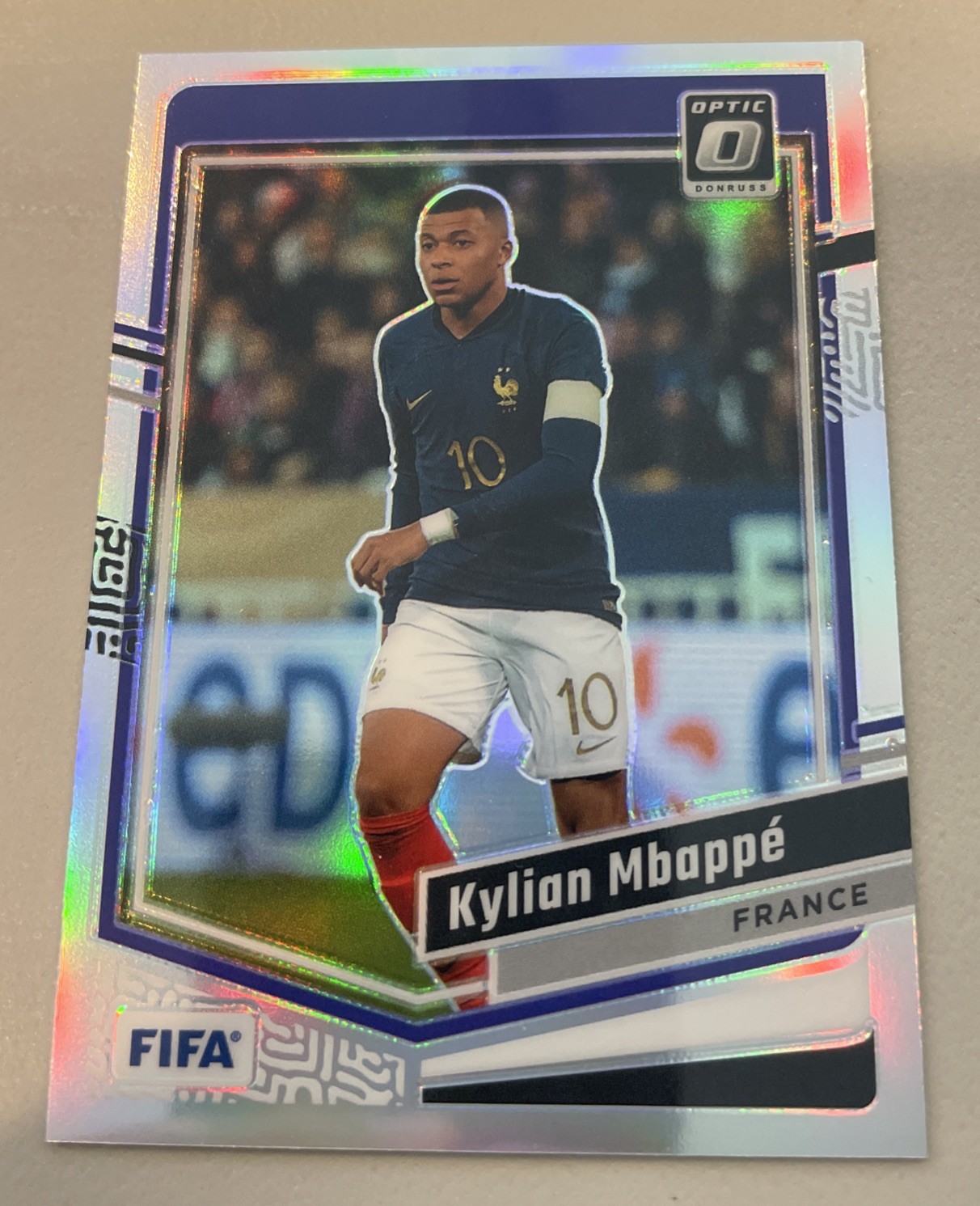 2023-24 Panini Donruss Fifa - Optic Kylian Mbappe #17 Holo Prizm