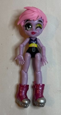 Capsule Chix 4.5'' Doll - Purple with Pink Hair and Shoes
